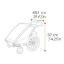 Thule Remorque Vélo pour 1 Enfants - Chariot Cross 2 Single - faded khaki