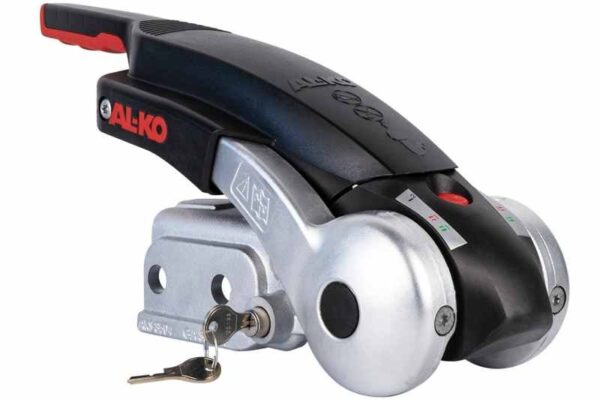 Attelage à boule AL-KO AKS3504 avec stabilisateur pour remorque de 3500kg avec timon tubulaire de 60mm avec protection antivol – Image 6