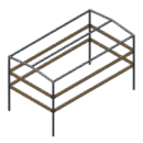 Bâche haute 2.00m pour remorque SARIS 506X224