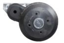 Essieu freiné AL-KO COMPACT pour remorque / dépanneuse 1000kg 1220mm 1780mm 4x100