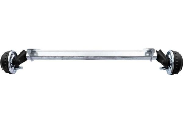 Essieu freiné AL-KO COMPACT pour remorque / dépanneuse 1350kg 1600mm 2050mm 5x112 – Image 3