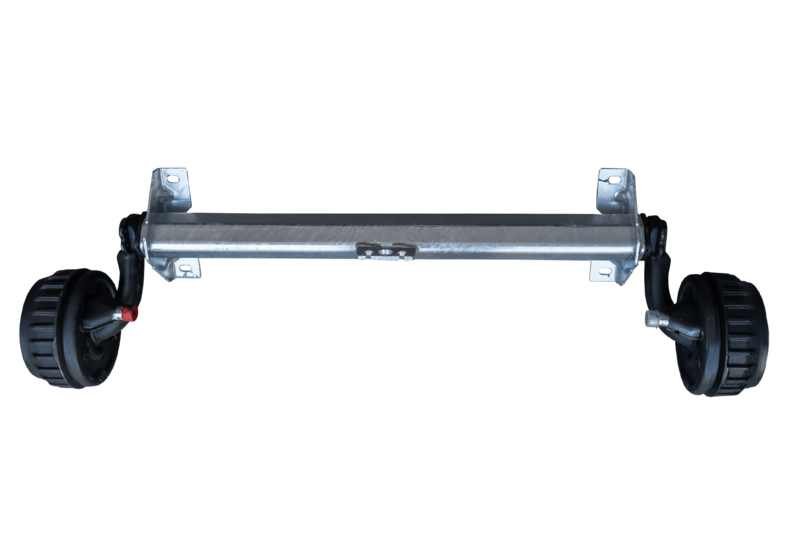 Essieu freiné AL-KO COMPACT pour remorque / dépanneuse 750kg 700mm 1100mm 5x112 – Image 5