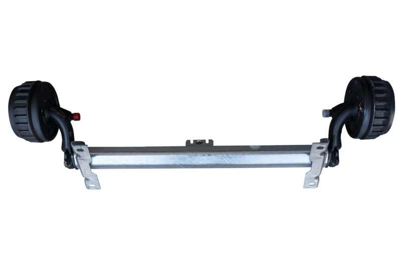 Essieu freiné AL-KO COMPACT pour remorque / dépanneuse 750kg 700mm 1100mm 5x112 – Image 3