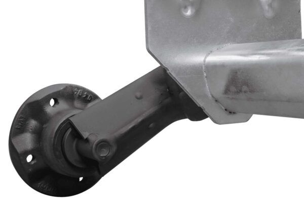 Essieu non freiné AL-KO OPTIMA pour remorque 750kg 1230mm 1610mm 4x100 – Image 3