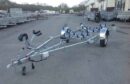 Porte bateau immergeable SUN WAY - D1857 - PTAC : 750Kg - Kit rouleaux - 1 essieu