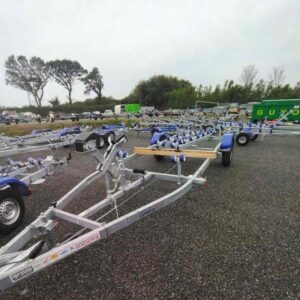 Porte bateau multi-rouleaux GALAXY - GS18 / G1340 - PTAC : 1800Kg - 1 essieu