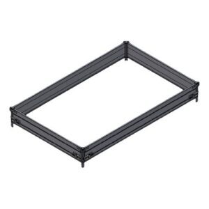 Rehausses de ridelles pleines en alu +30cm pour SARIS 356X184