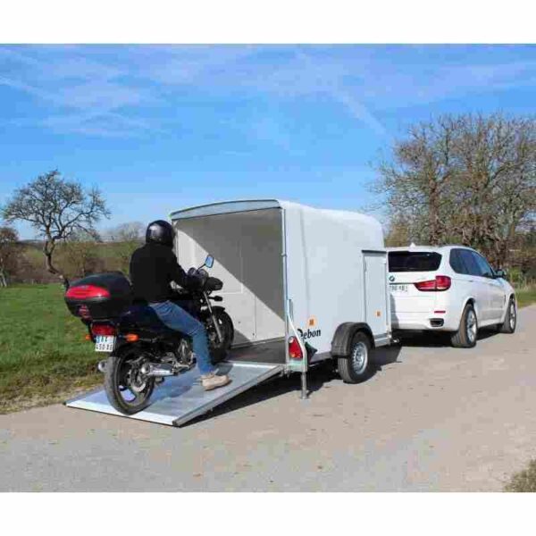Remorque Fourgon Debon Cargo 1300 blanc + porte – Image 3