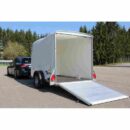 Remorque Fourgon Debon Cargo 1300 blanc + porte