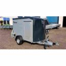 Remorque fourgon Debon Roadster 255 Alu + porte latérale