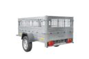 Top remorque GARDEN TRAILER 200 KIPP avec rehausses grillagées et roue jockey