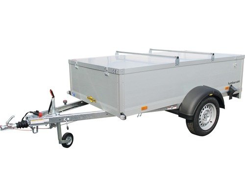 Remorque à un essieu Humbaur Alumaster High hayon Plus avec couvercle alu max. 1300 kg – Image 2