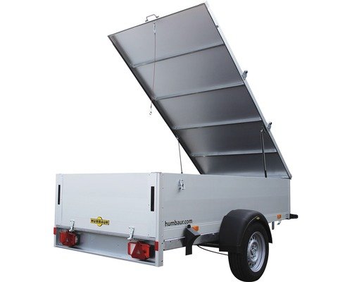 Remorque à un essieu Humbaur Alumaster High hayon Plus avec couvercle alu max. 1300 kg – Image 4