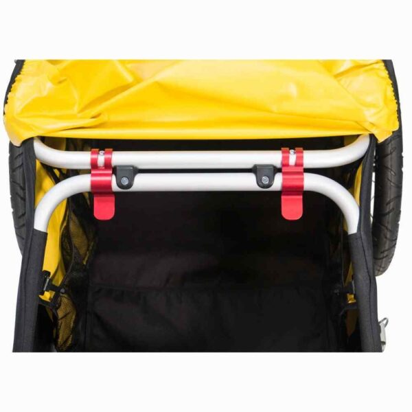 Burley Remorque de Cargaison - Nomad - jaune/noir – Image 4