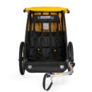 Burley Remorque pour Vélo - Bee Double pour 1-2 Enfants - jaune/noir