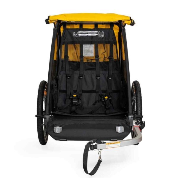 Burley Remorque pour Vélo - Bee Double pour 1-2 Enfants - jaune/noir – Image 5