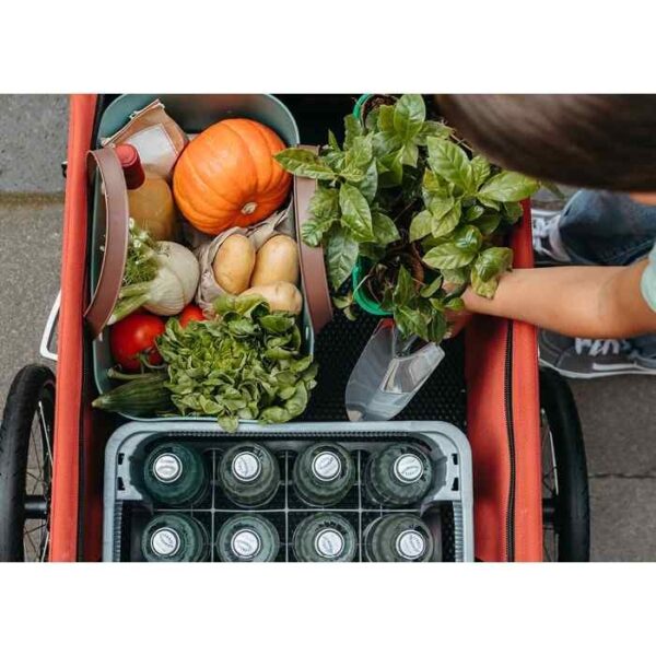 Croozer Remorque Vélo - Cargo Pakko - lava red – Image 10