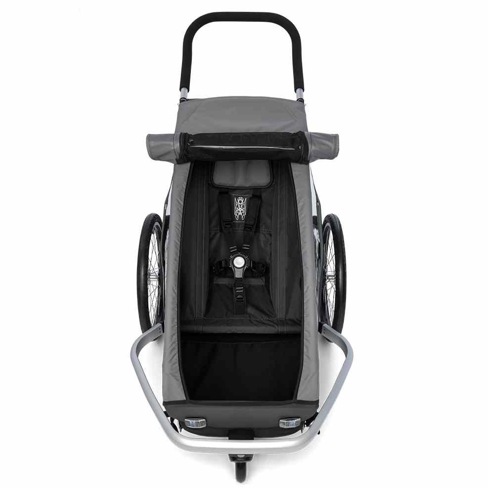 Croozer Remorque Vélo Enfants - Kid Keeke 1 - mountain grey – Image 9