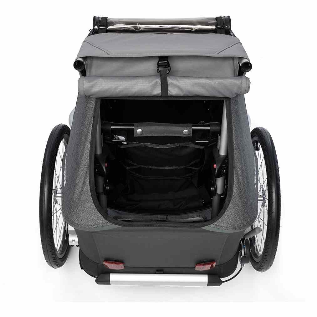 Croozer Remorque Vélo Enfants - Kid Keeke 1 - mountain grey – Image 8