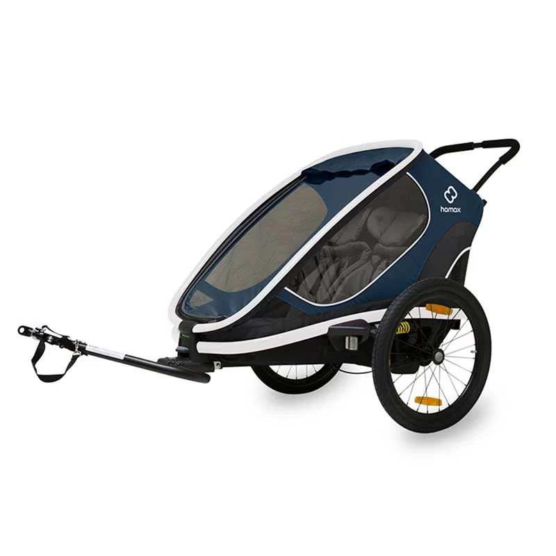 Hamax Outback Remorque Vélo pour 2 Enfants - navy / white