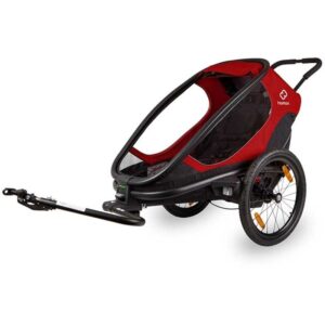 Hamax Outback One Remorque Vélo pour 1 Enfant - rouge / noir