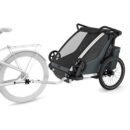 Thule Remorque Vélo pour 2 Enfants - Chariot Cross 2 Double - dark slate