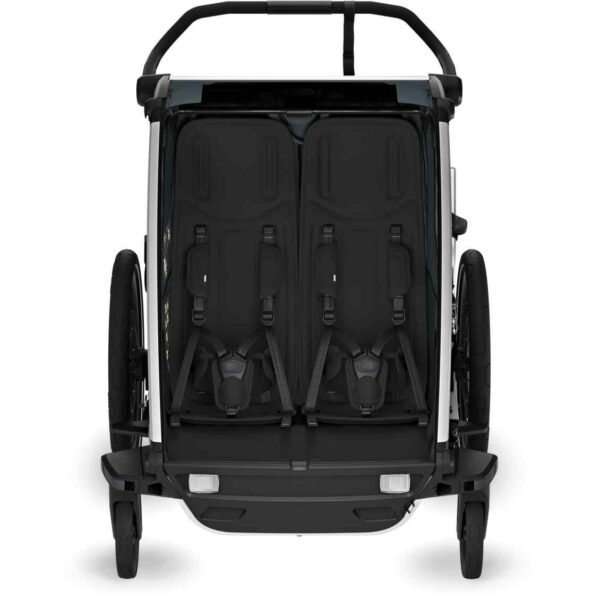 Thule Remorque Vélo pour 2 Enfants - Chariot Cross 2 Double - dark slate – Image 18