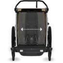 Thule Remorque Vélo pour 2 Enfants - Chariot Cross 2 Double - dark slate