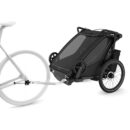 Thule Remorque Vélo pour 2 Enfants - Chariot Sport 2 Double - noir