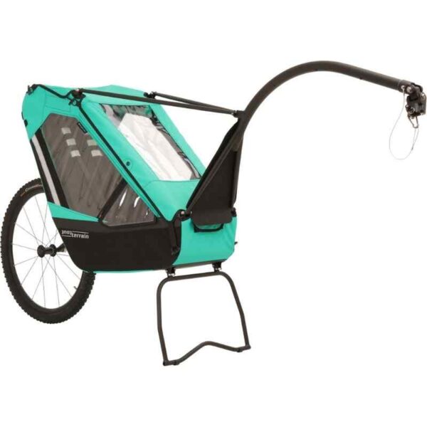 Tout Terrain Remorque pour Vélo pour 1 Enfant - Singletrailer II Sport - caribbean green – Image 2