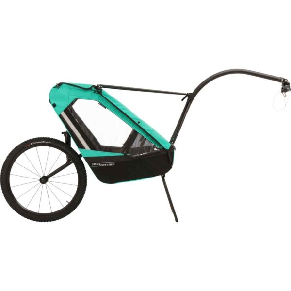 Tout Terrain Remorque pour Vélo pour 1 Enfant - Singletrailer II Sport - caribbean green – Image 5